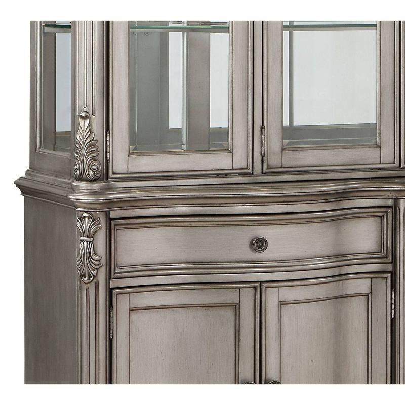 68" Ariadne Hutch Tops Antique Platinum Finish - Acme Furniture