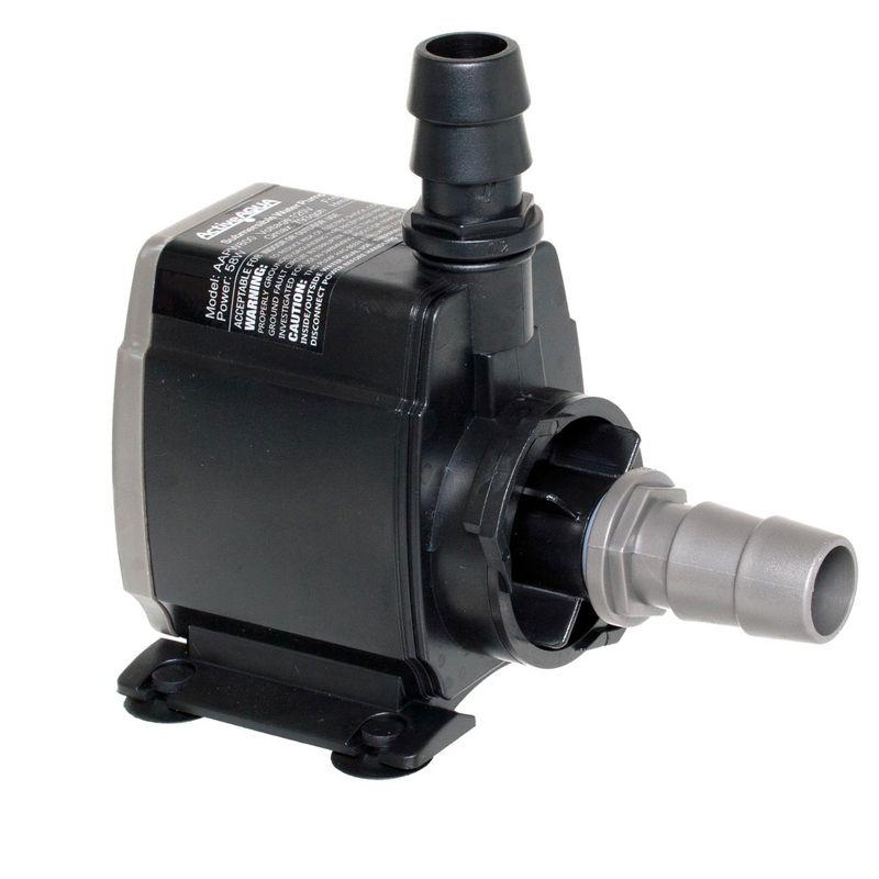 Active Aqua  AAPW550 Oil-Free 550 GPH Submersible Pond Water Pump for Hydroponic System and 0.75-Inch ID Black 25-Foot Vinyl Irrigation Tubing