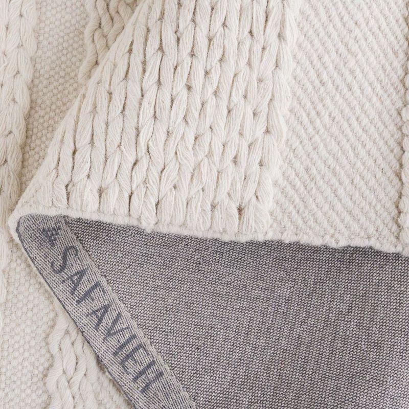 Natura NAT215 Hand Woven Indoor Area Rug - Natural - 6'x6' - Safavieh