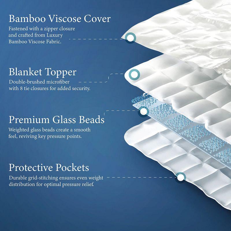 Cosy House Collection Adult Weighted Blanket - 100% Rayon Derived from Bamboo Removable Cover