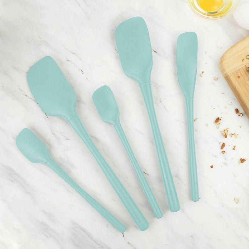 Tovolo 5pc Silicone Spatula Set Aqua