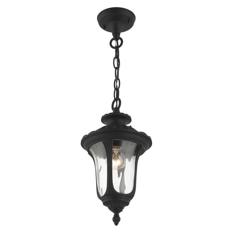 Livex Lighting Oxford 1 - Light Pendant in  Textured Black