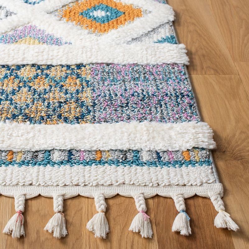 Moroccan Fringe Shag MFG104 Power Loomed Area Rug  - Safavieh