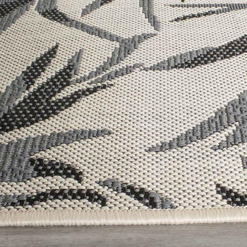 Courtyard CY7425 Power Loomed Indoor/Outdoor Runner Rug - Beige/Anthracite - 2'3"x6'7" - Safavieh.