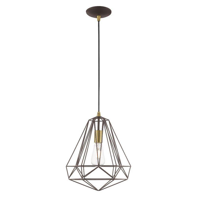 Livex Lighting Knox 1 - Light Pendant in  Bronze