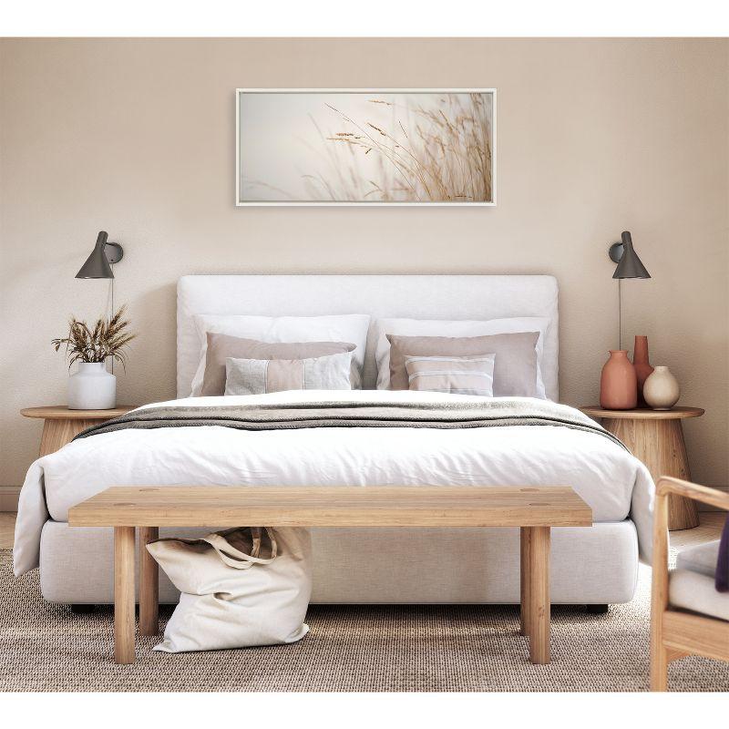 18" x 40" Sylvie Marsh Grass No 1 Framed Canvas by Crystal Lynn Collins - Kate & Laurel All Things Decor: Wall Art Decor