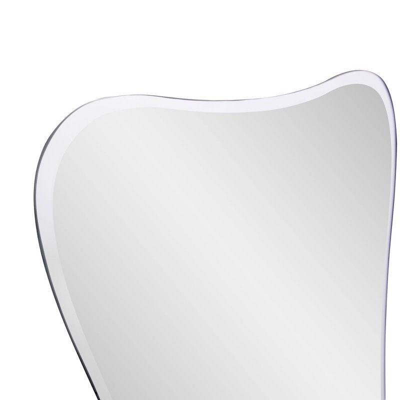 Howard Elliott 24"x35.5" Flared Frameless Mirror: Modern Style, Glass Material, No Assembly Required