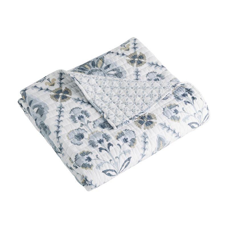 Maeve Neutral Quilted Throw - Levtex Home