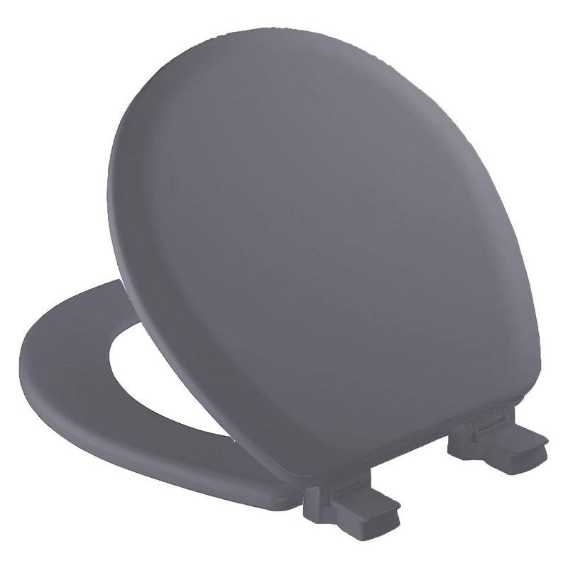 Round Molded Wood Toilet Seat 17 Inches