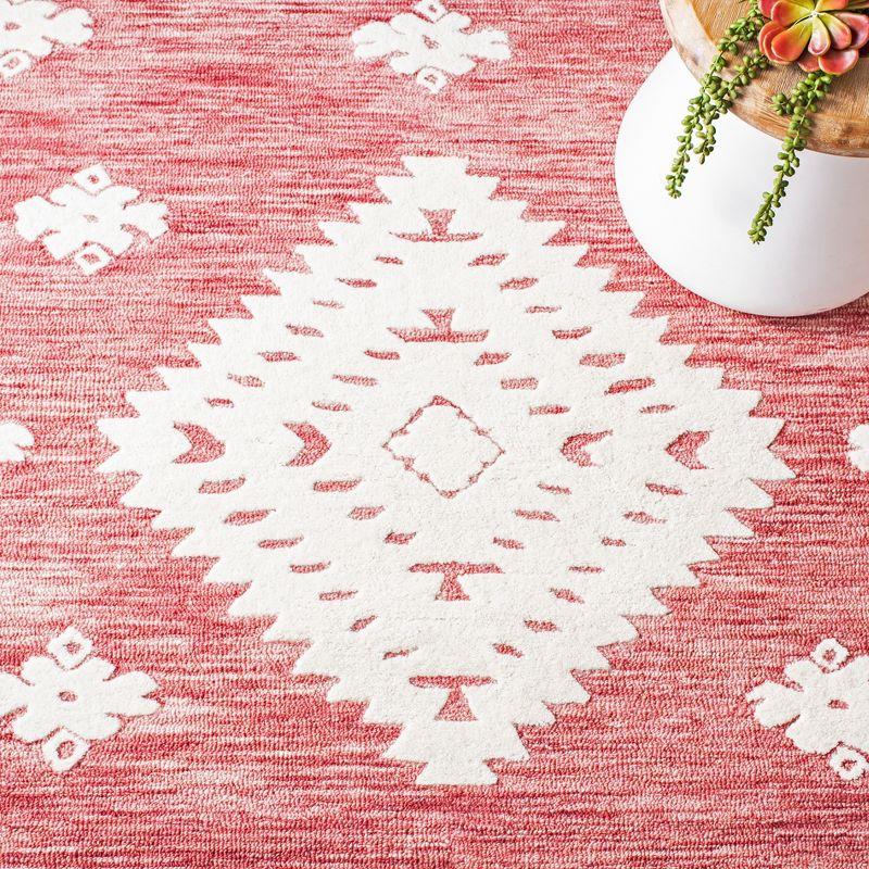 Aspen APN550 Hand Tufted Indoor Accent Rug - Rust/Ivory - 4'x6' - Safavieh