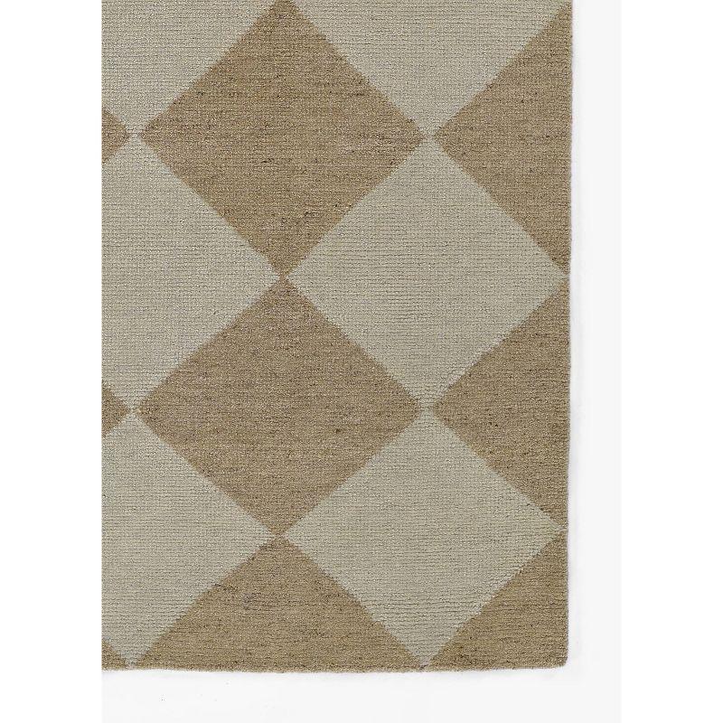 Palau Hand-Knotted Wool Rug - Beige / 5' x 8'