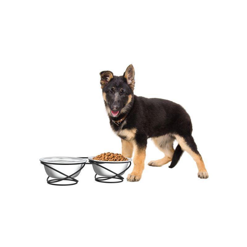 Petmaker PETMAKER Large Elevated Pet Bowls with Stand
