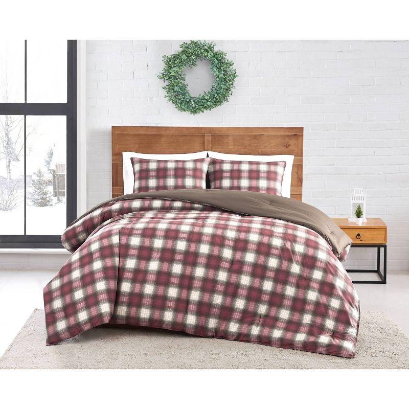 Eddie Bauer Eddie Bauer Navigation Plaid Cotton Reversible Comforter Set
