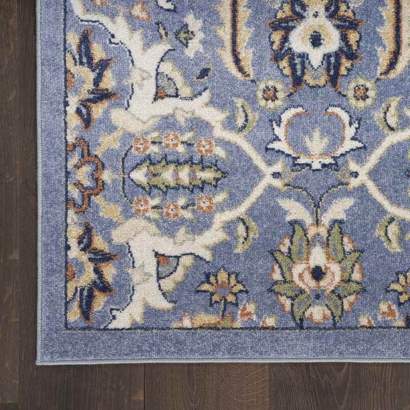 Nourison Allur Boho Indoor Area Rug Light Blue 7' x 10'