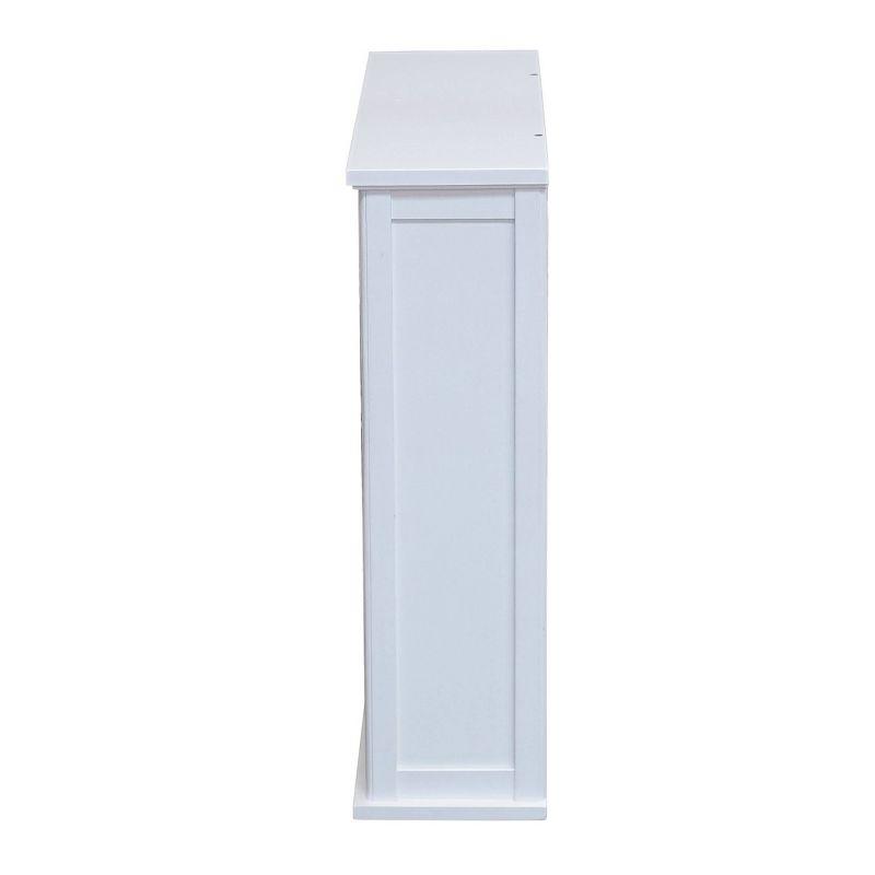 29"x27" Dorset Wall Mounted Bath Storage Cabinet White - Alaterre Furniture