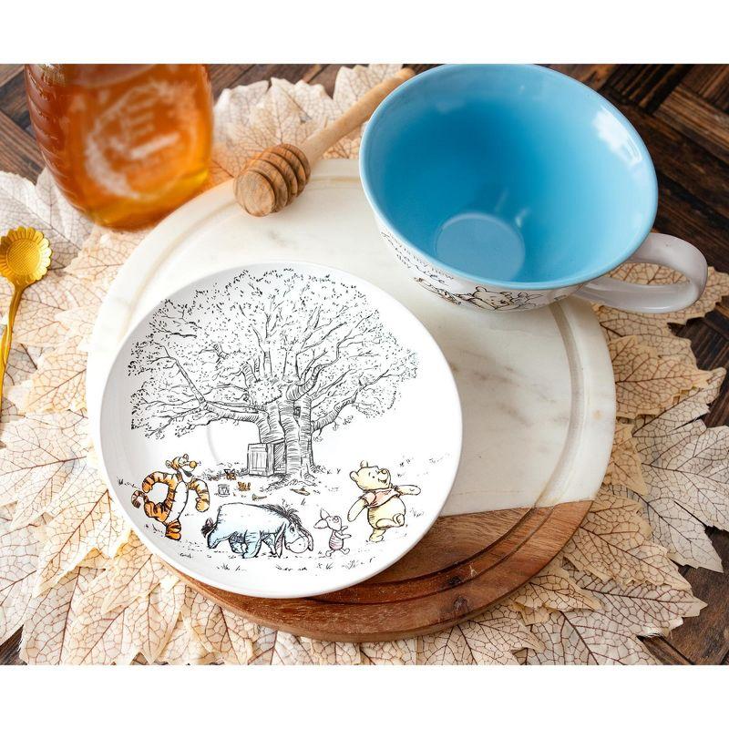 Winnie the Pooh Ceramic Teacup and Saucer Set