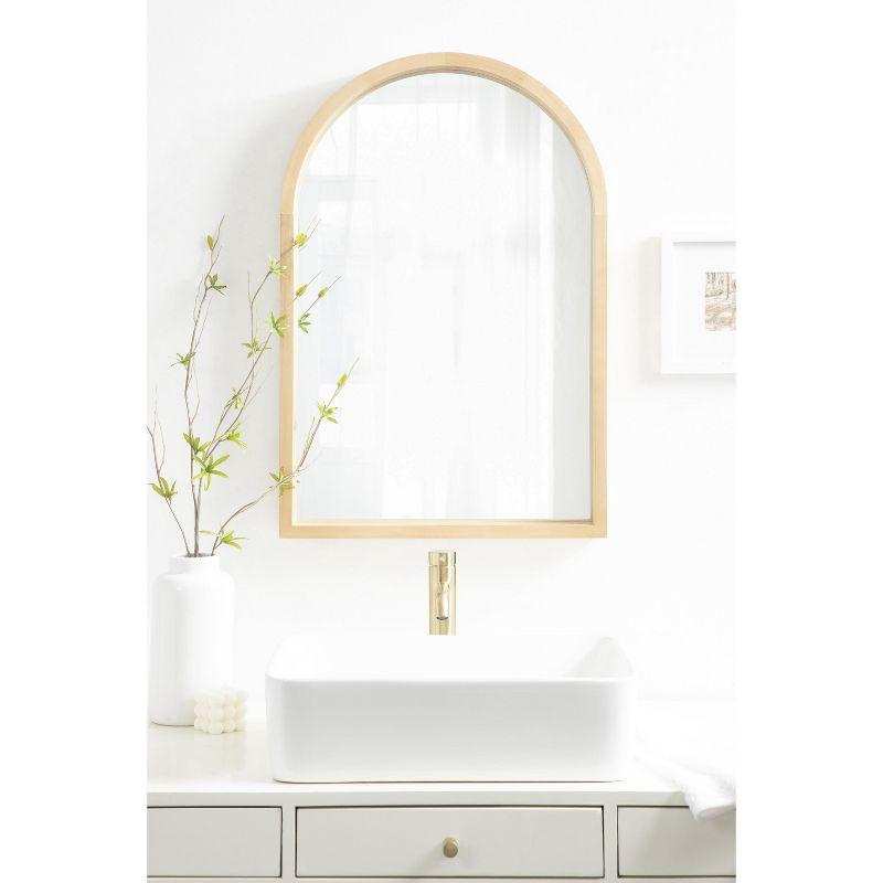 Kate and Laurel Hutton Wood Framed Arch Mirror