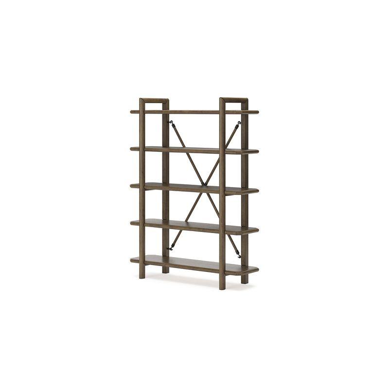 Signature Design by Ashley Roanhowe 5 Shelf 71" Bookcase, Brown