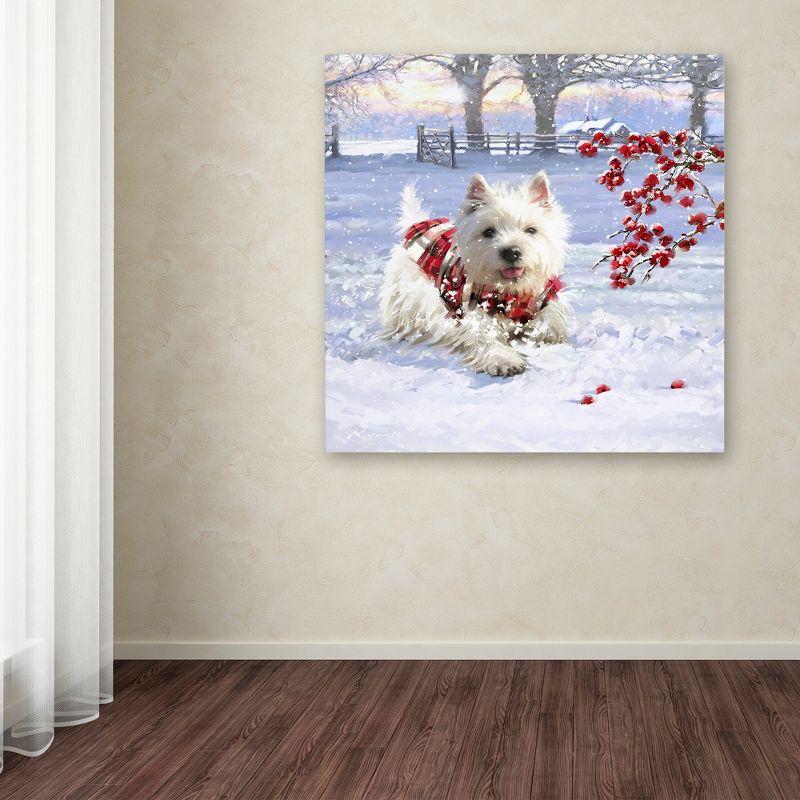 Trademark Fine Art -The Macneil Studio 'Westie Fun' Canvas Art - 18''x18''