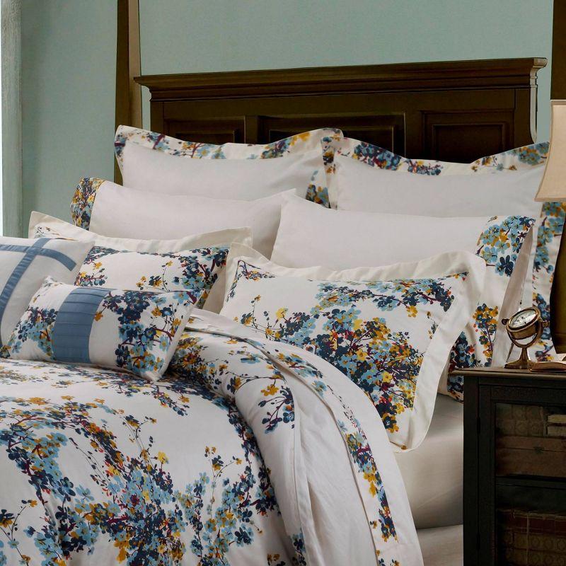 Tribeca Living Modern & Contemporary Cotton Floral Comforter Set