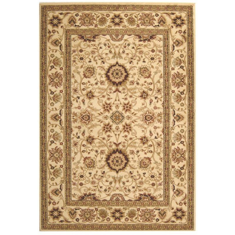 Lyndhurst LNH212 Power Loomed Area Rug - Ivory/Ivory - 5'3"x7'6" - Safavieh