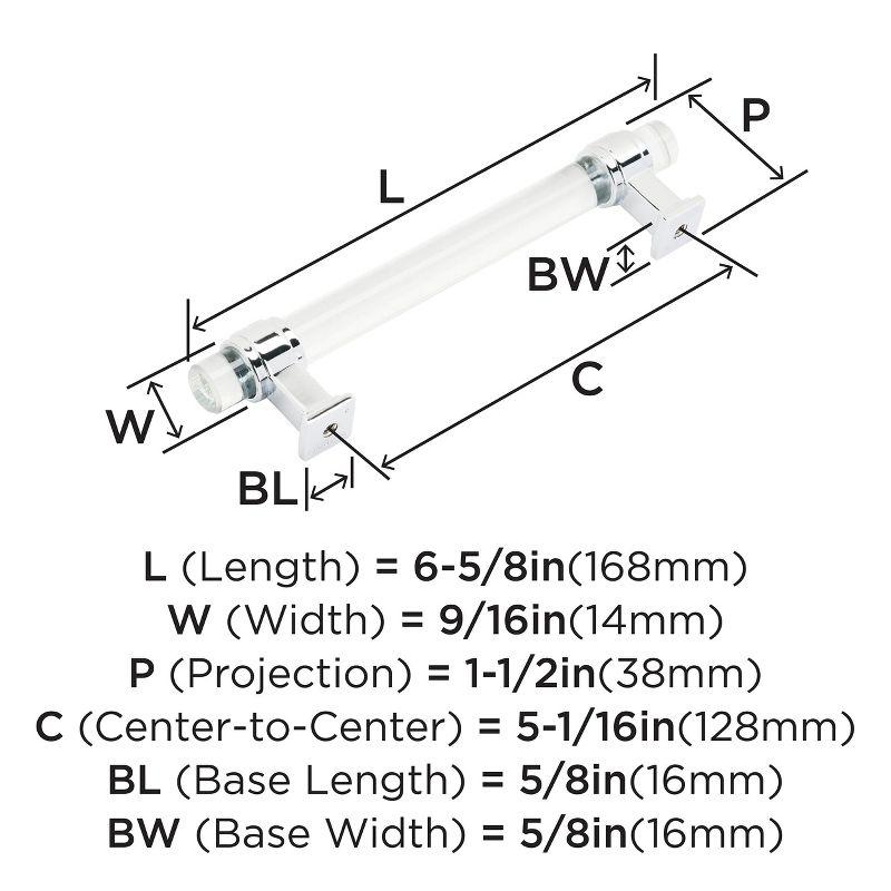 Glacio 5 1/16" Center to Center Bar Pull