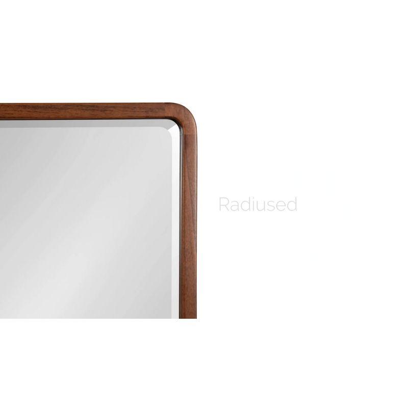 Kate and Laurel McLean Wood Radius Rectangle Wall Mirror, 20x36, Natural