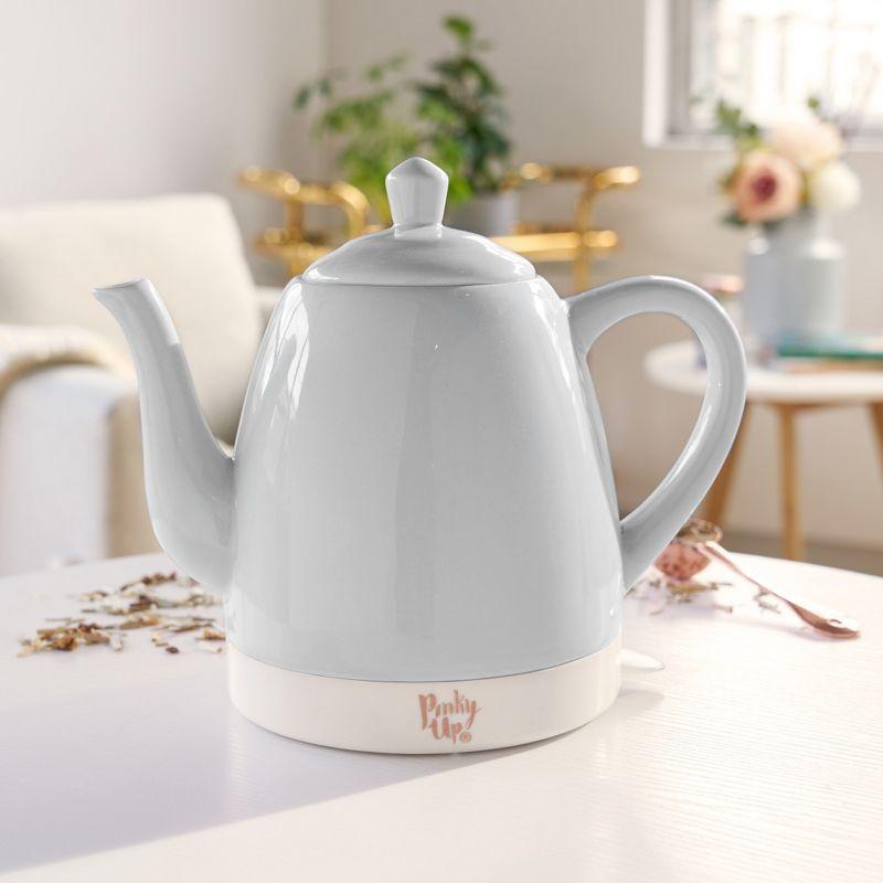 Pinky Up Noelle Ceramic Electric Tea Kettle