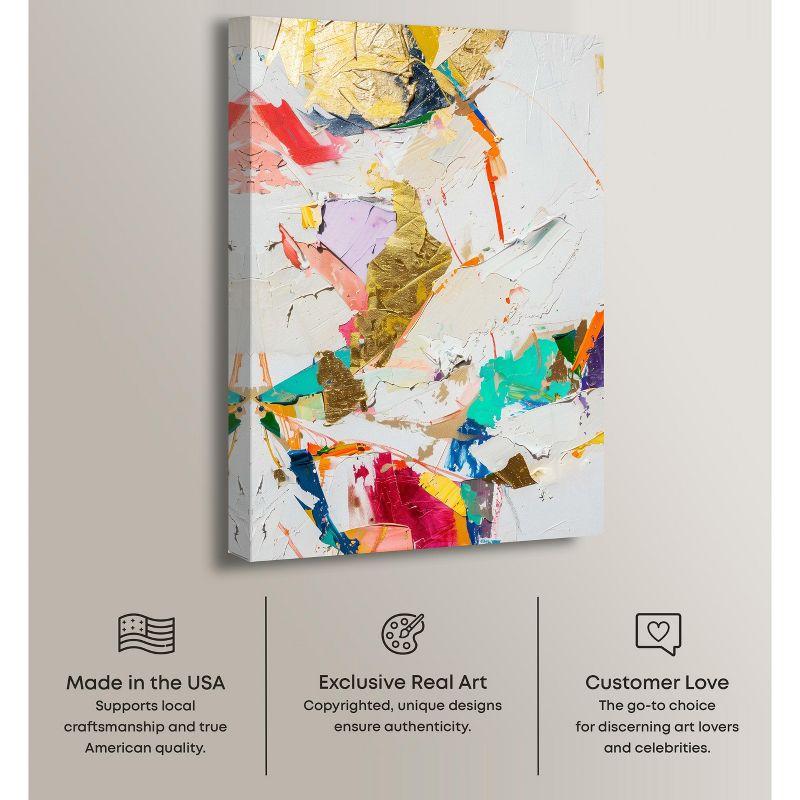 Art Remedy Bright Prism Minimalist Collage Style Wall Art by Art Remedy