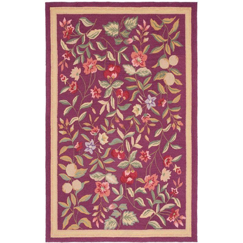 Chelsea HK210 Handmade Area Rug - 6'x9' - Burgundy - Safavieh