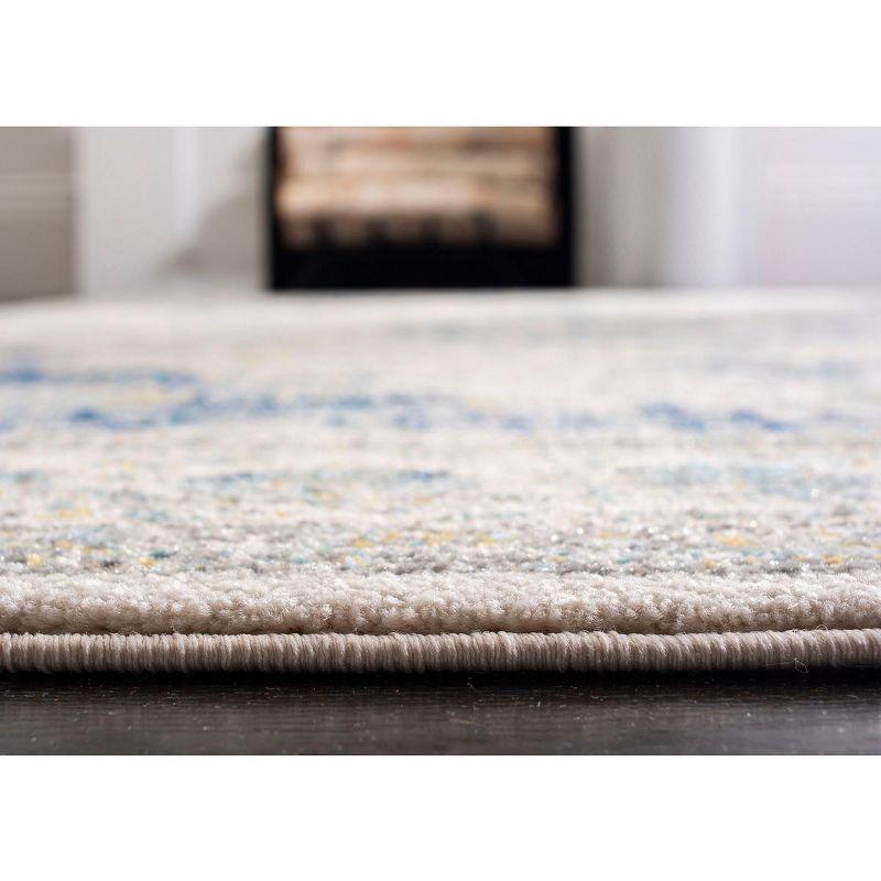 Evoke EVK220 Power Loomed Area Rug - Ivory/Blue - 10'x14' - Safavieh.