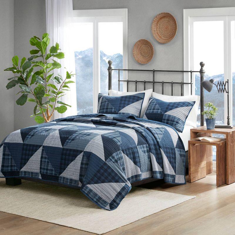 Woolrich 3pc Olsen Oversized Cotton Quilt Bedding Set