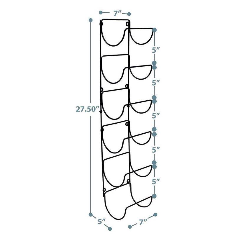 Sorbus 6-Tier Wall Mounted Metal Towel Rack