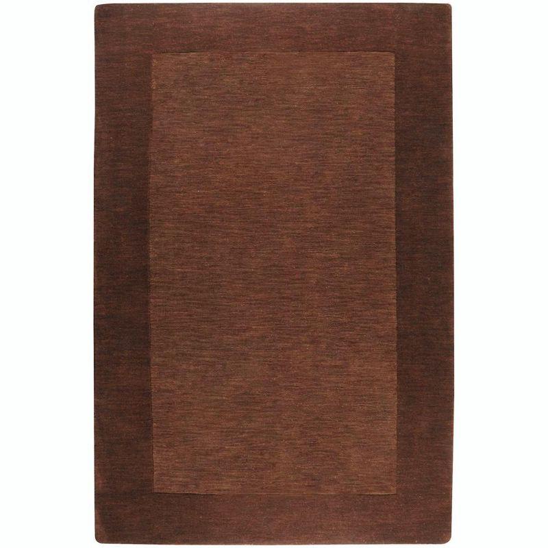 Mark & Day Reims 5'x8' Rectangle Loomed Indoor Area Rugs Dark Brown: Modern Wool, Stain-Resistant, Pet Friendly, Handwoven