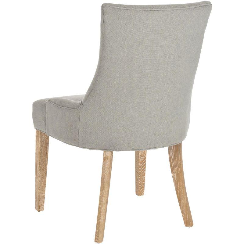 Lester 19" H Dining Chair (Set of 2) - MCR4709 - Granite - Safavieh Couture