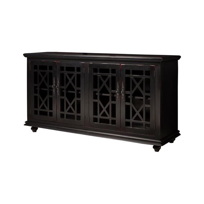 Cassandra 63" TV Stand Antique Black - Martin Svensson Home