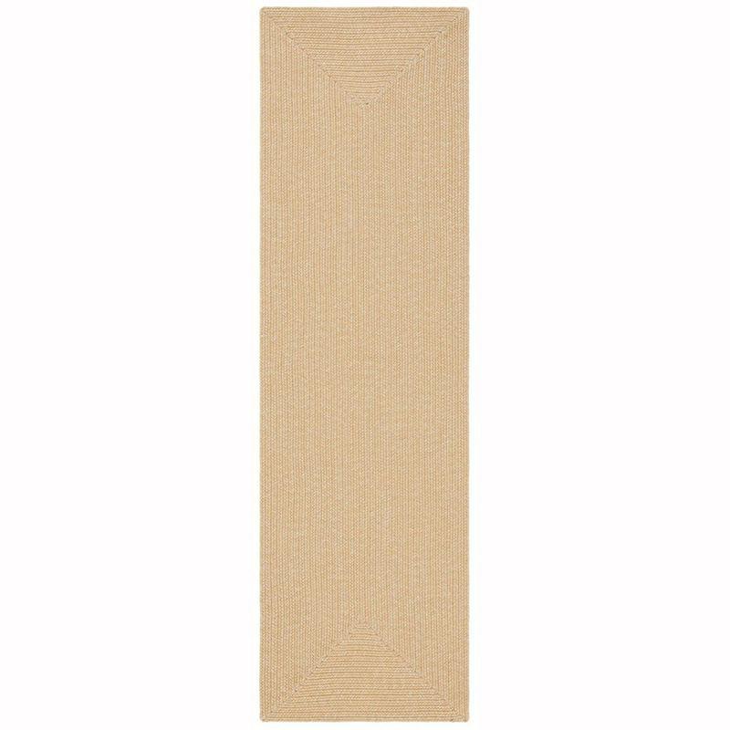Braided BRD315 Hand Woven Runner Rug - Beige/Tan - 2'3"x10' - Safavieh.