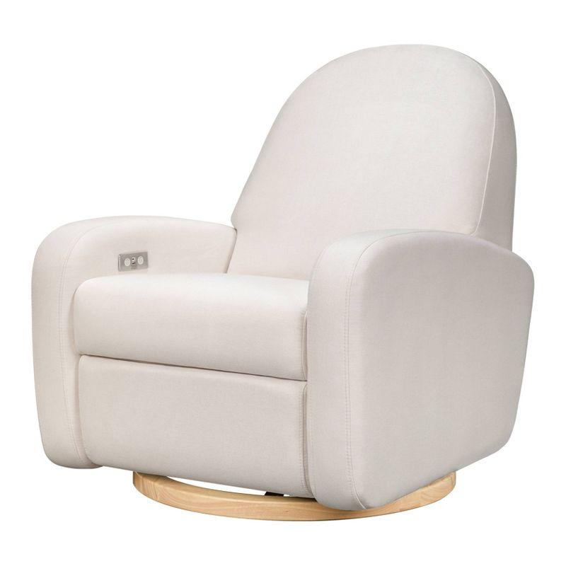 Nami Electronic Recliner and Swivel Glider Recliner in Shearling with USB port
