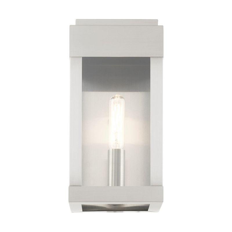 Livex Lighting York 1 - Light Wall Light in  Brushed Nickel