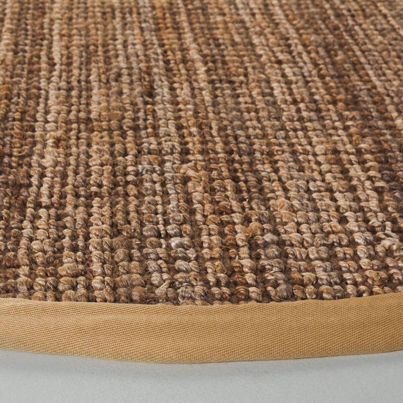 Handmade Round Natural Jute Area Rug, 9' x 9'