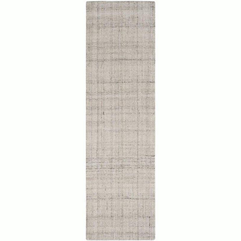 Abstract ABT141 Handmade Indoor Runner - Light Grey - 2'-3"x20' - Safavieh
