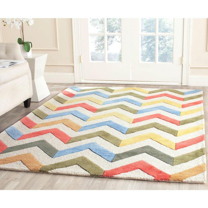 Cambridge Hand Tufted Wool Chevron Rug