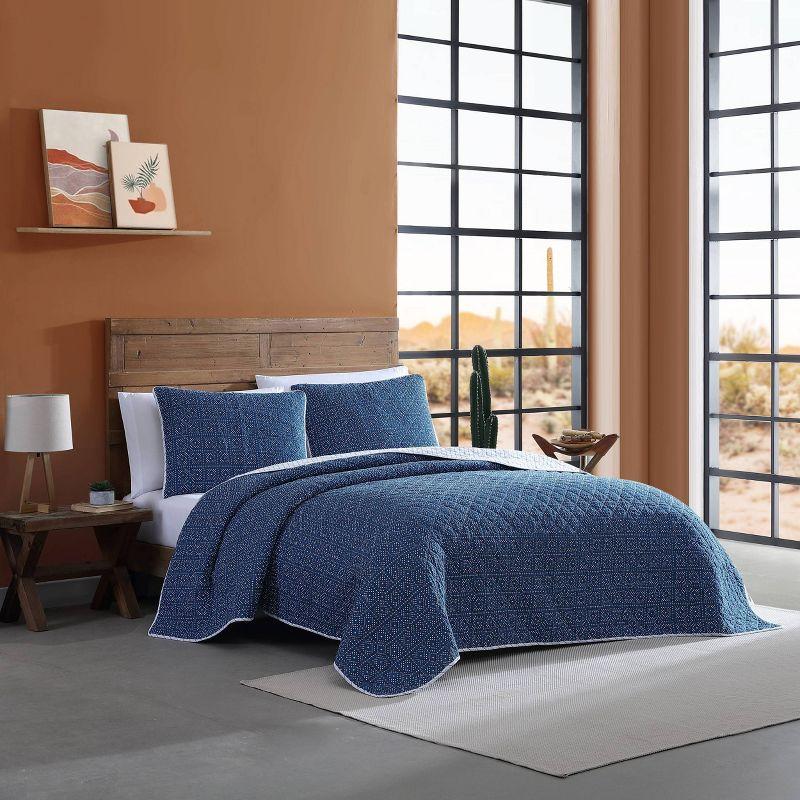 Wrangler Hamilton Blue Cotton Quilt Set