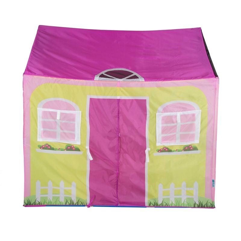 Pink and Yellow Cottage House Kids Play Tent 58" x 48"