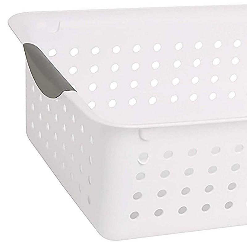 Sterilite Deep & Medium Ultra Plastic Storage Bin Organizer Basket Pair | Wayfair
