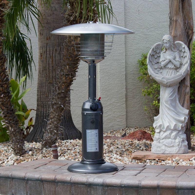 Arlmont & Co. Miceli 11000 Stainless Steel Propane Tabletop Patio Heater