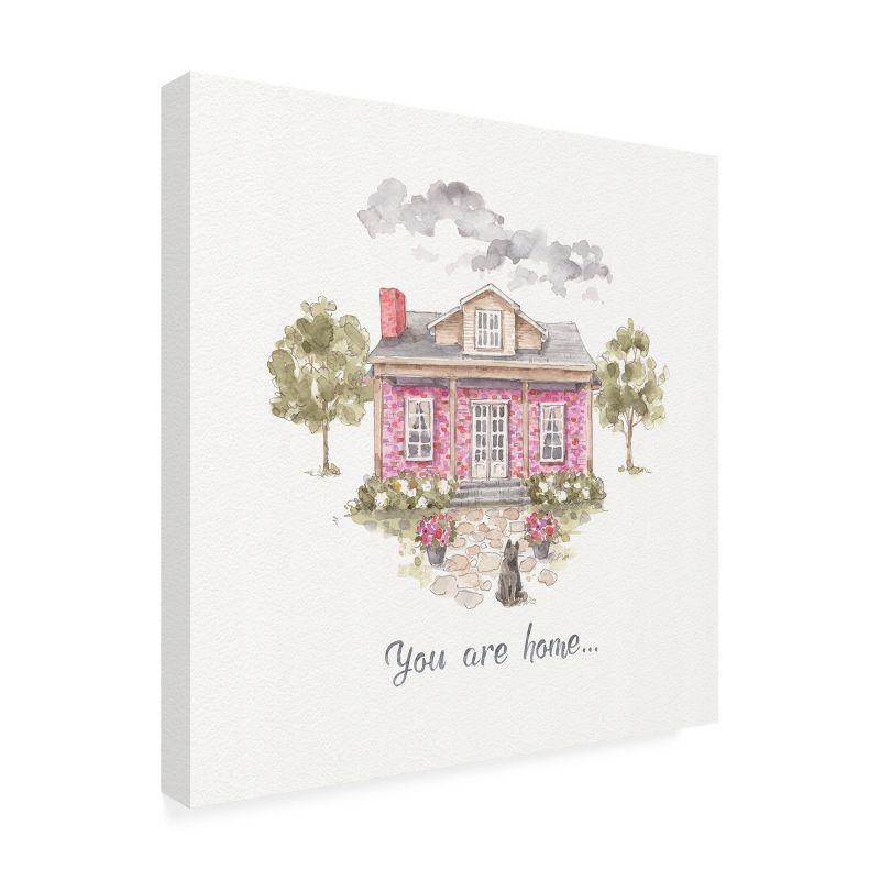 Trademark Fine Art - Lisa Audit 'Obviously Pink 17' Outdoor All-Weather Wall Decor - 14x14