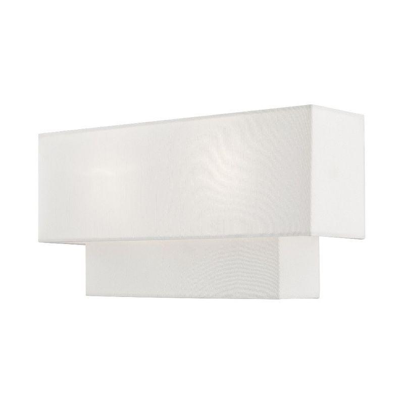 Livex Lighting Claremont 2 - Light Wall Light in  Brushed Nickel