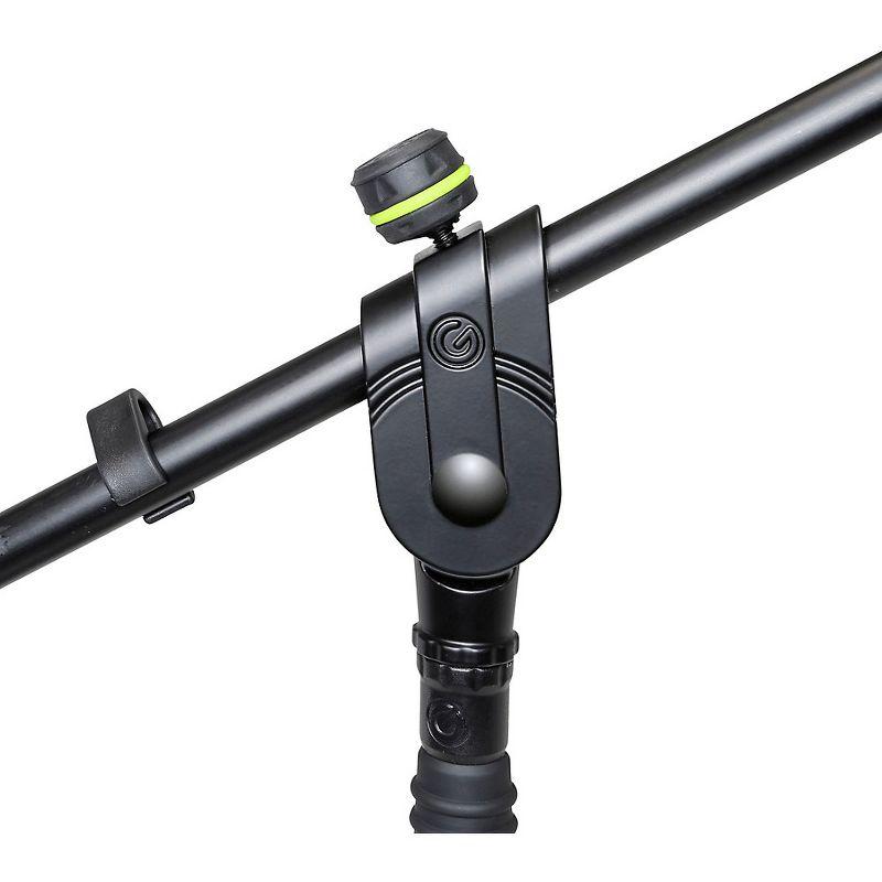 Gravity Stands Microphone Stand With Folding Tripod Base And 2-Point Adjustment Telescoping Boom Short