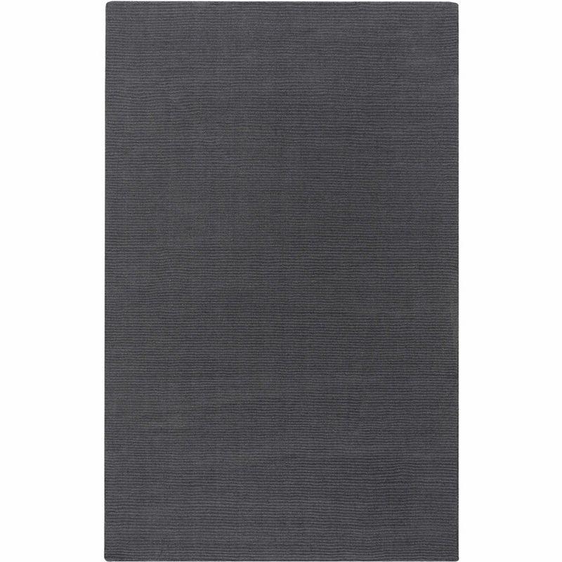 Hauteloom Rectangle Area Rug  Charcoal